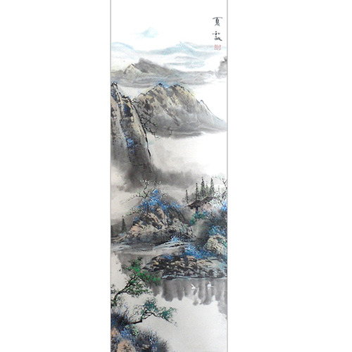 여름 산수화 -3 (157cm x 40cm)/풍경화/족자/