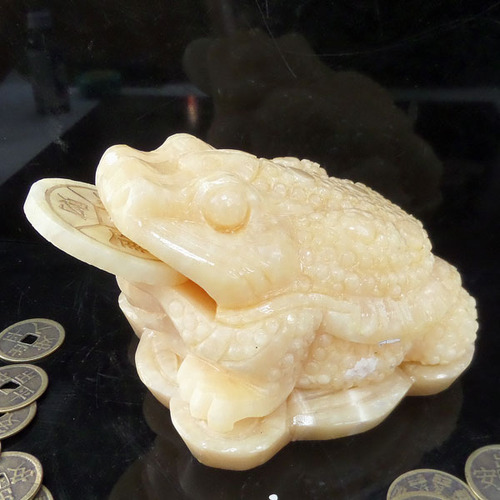 동전문 황옥 삼족두꺼비(특대)옥두꺼비/옥삼족두꺼비/옥두꺼비/개업선물