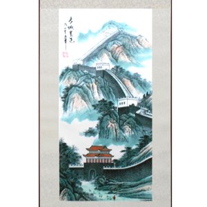 만리장성 중형 중국풍인테리어 족자 풍수에좋은그림