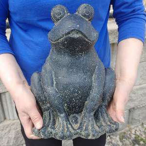 돌개구리 개구리 석상 정원소품 개구리장식 29cm