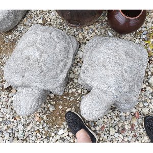 대형 돌거북이 석상 한쌍 거북이소품 거북이조각