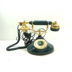 비취빛 버튼식 전화기(중고/중고전화기/옛날전화기/엔틱전화기/골동전화기