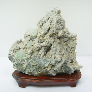 칼세도니 원석(좌대형)/플루라이트/원석/풍수인테리어/수집용원석