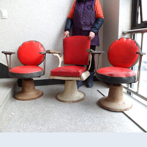 미장원 의자(본사소장품)/미용실 의자/미용실 자료/미장원 소품/70년대 미장원 의자/옛날 미용실의자