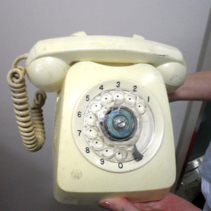 옛날 다이얼  전화기(중고)/다이얼전화기/옛날전화
