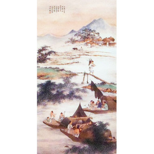 중국 풍속도(30cm x 93cm) /중국그림/풍수에좋은그림