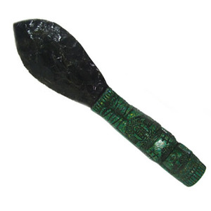 레인보우 옵시디언검 (중형)흑요석칼