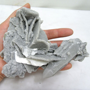 석영질에 덮인 칼사이트 446g(특이원석)/클러스터/칼사이트포인트