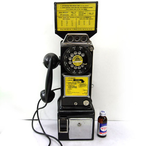오리지널 크로슬리페이 공중전화기/옛날 전화/미국 공중 전화기/엔틱전화기